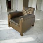Fauteuil - Hout, Synthetisch leder