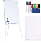2dekans | BRASQ Flipover - 70x100cm - Verstelbaar Whiteboard, Huis en Inrichting, Woonaccessoires | Memoborden, Ophalen of Verzenden