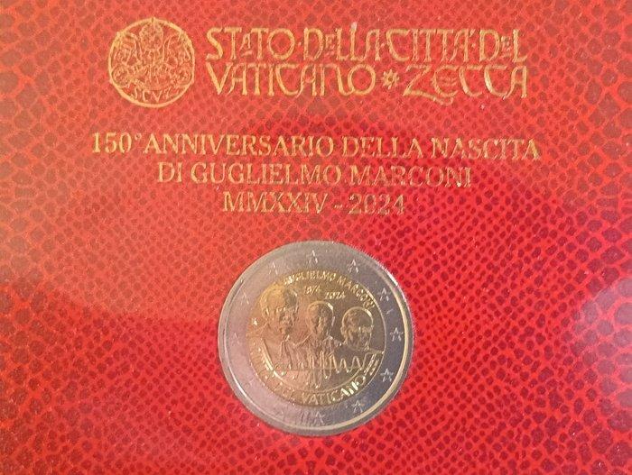 Vaticaan. 2 Euro 2024 Guglielmo Marconi (Zonder, Postzegels en Munten, Munten | Europa | Euromunten
