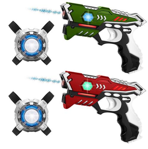 KidsTag Lasergame set kopen? 2 Laserguns + 2 vesten, Kinderen en Baby's, Speelgoed | Buiten | Actiespeelgoed, Nieuw, Ophalen of Verzenden