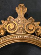 Cadre - Bois - Corniche ovale en bois or