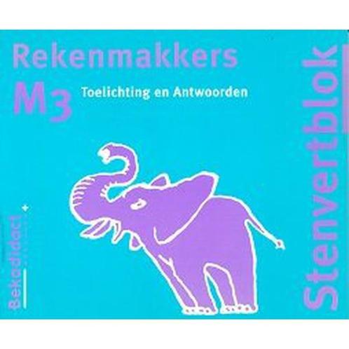 Stenvert Antwoorden Rekenmakkers M3, Boeken, Schoolboeken, Verzenden