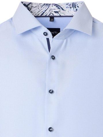 Blauw Venti Overhemd Kent Kraag Met Motief Modern Fit beschikbaar voor biedingen