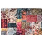 vidaXL Vloerkleed wasbaar anti-slip patchwork 80x150 cm, Huis en Inrichting, Stoffering | Tapijten en Vloerkleden, Verzenden, Nieuw