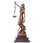 Figuur - Bronzefigur Justitia 34CM Kein Mindestpreis -, Antiek en Kunst