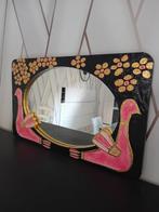 K. Line - Spiegel - Glas, Hout - Spiegel, bladgoudbewerking, Antiek en Kunst