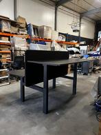 Refurbished Duo Zit Sta Bureau, Voorzien Van Nieuwe Bladen, Stabureau, Verzenden