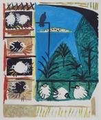 Pablo Picasso (1881-1973) - Paysage aux pigeons, Antiquités & Art
