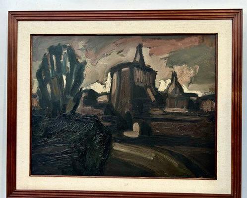 Giuseppe Magnani (1913–2007) - San Luca a Bologna, Antiek en Kunst, Kunst | Schilderijen | Klassiek