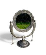 Spiegel - IJzer, Glas - Indische tafelspiegel van, Antiek en Kunst