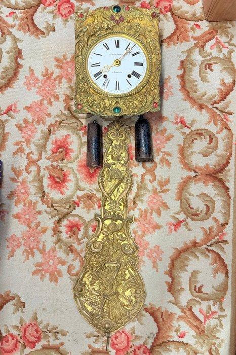 Horloge comtoise - Laiton - 1880–1920, Antiek en Kunst, Antiek | Klokken