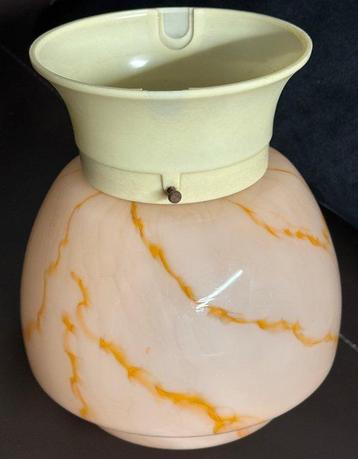 Art Deco Deckenlampe um 1930 - Lampe de table - Verre -