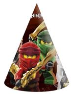 Lego Ninjago Feesthoedjes 6st, Hobby & Loisirs créatifs, Articles de fête, Verzenden