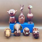 Senshukai  - Meuble-jouet Seven Vintage wooden animals