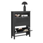 2dekans | Sobuy Schoenenkast met 2 Kleppen en Opbergvak –, Huis en Inrichting, Kasten | Schoenenkasten, Ophalen of Verzenden, Nieuw