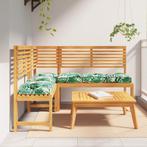 vidaXL Zitkussens voor Pallets 6 pcs Bladpatroon 40x40x8 cm, Huis en Inrichting, Verzenden, Nieuw
