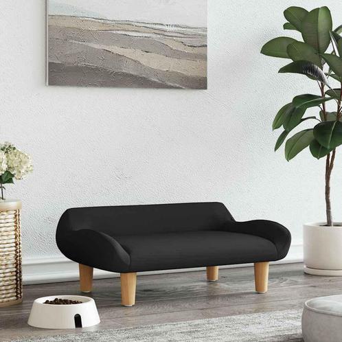 vidaXL Hondenmand 70x40x24 cm stof zwart, Dieren en Toebehoren, Honden-accessoires, Nieuw, Verzenden