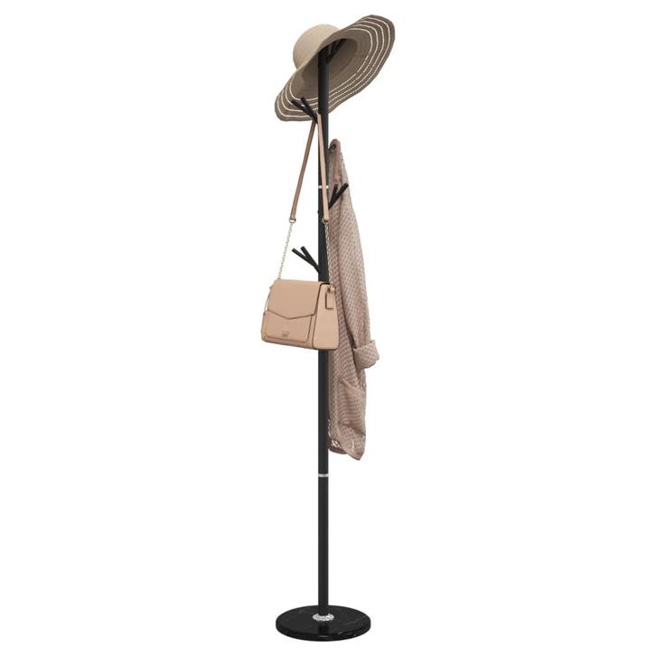 vidaXL Kapstok 175 cm gepoedercoat ijzer zwart, Huis en Inrichting, Woonaccessoires | Kapstokken, Nieuw, Verzenden