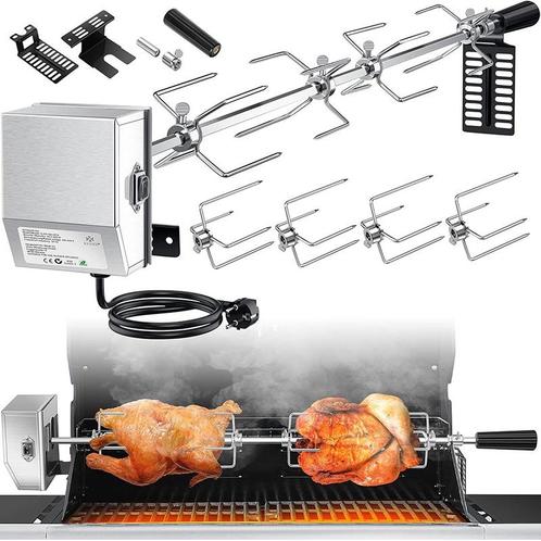 Roestvrijstalen grillspies - 107 cm - horizontale spies -, Elektronische apparatuur, Grillplaten, Verzenden
