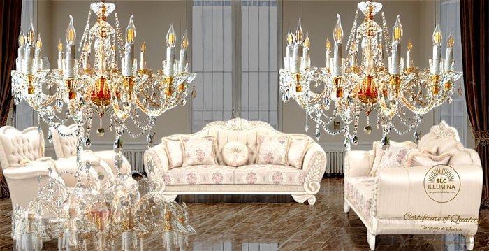 SLC Illumina - MG - Kroonluchter (2) - Kristal - Parisyenne, Antiek en Kunst, Kunst | Designobjecten