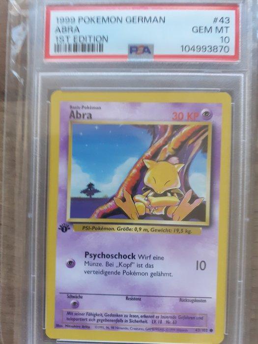Pokémon - 1 Graded card - Abra 43 First edition - PSA 10 -, Hobby & Loisirs créatifs, Jeux de cartes à collectionner | Pokémon