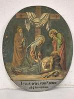 Scuola del XIX secolo - Deposizione - 33 cm, Antiek en Kunst