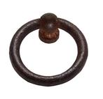 Ringgreep oud Geroest ijzer 35 mm, Nieuw, Overige materialen, Klink of Kruk