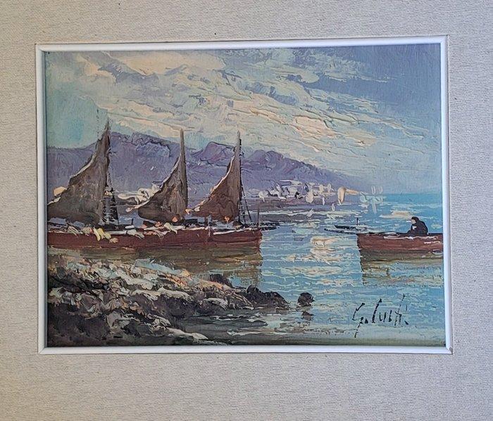 G. Luigi (1910-) - Seascape, Antiek en Kunst, Curiosa en Brocante