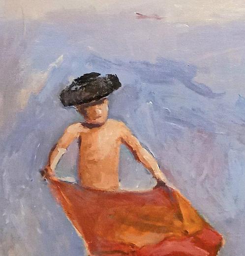 GONZHO - Acariciando (No reserve), Antiek en Kunst, Kunst | Schilderijen | Modern