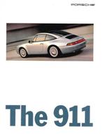 1995 PORSCHE 911 CARRERA TARGA & TURBO BROCHURE ENGELS (USA), Nieuw, Ophalen of Verzenden