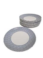 Churchill - Bord (12) - Inkie blue tuscany - Aardewerk