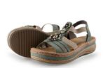 Rieker Sandalen in maat 38 Groen | 5% extra korting, Verzenden, Sandalen of Muiltjes, Gedragen, Groen