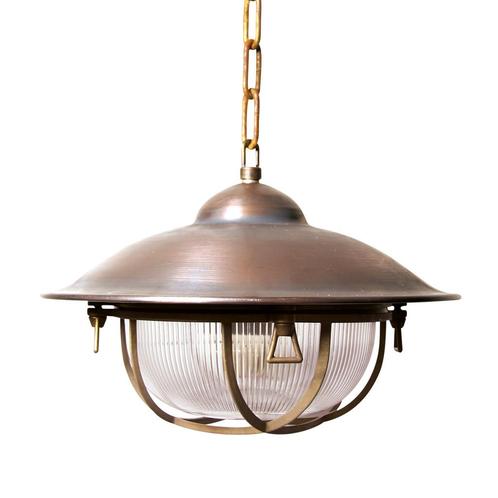 Scheepslampen & Maritiem Cargo Verandalamp Brons/koper, Tuin en Terras, Buitenverlichting, Verzenden