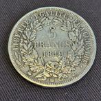 Frankrijk. Second Republic (1848-1852). 5 Francs 1849-BB