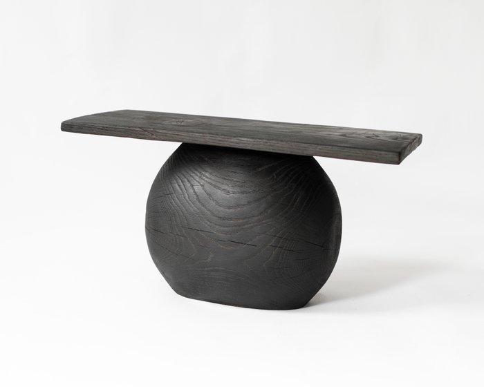 Ros Khavro - Bijzettafel - Eik - Wabi-Sabi - Uniek, Antiek en Kunst, Kunst | Designobjecten
