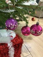 Kerstballen inny (13) - Glas - Set vintage kerstballen