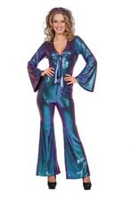 Catsuit Disco Kostuum Dames, Kleding | Dames, Carnavalskleding en Feestkleding, Nieuw, Verzenden