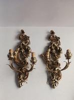 Wandkandelaar (2) - Smeedijzer - paar wandlampen