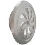 Afsluitbaar rooster/ventiel rond Ø150mm - Geborsteld RVS, Verzenden, Nieuw