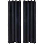 vidaXL Gordijnen met metalen ringen 135 x 245 cm 2 stuks, Verzenden