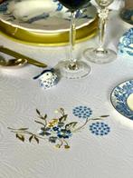 Mantel doux pour serviettes avec motif adamascado de fleurs, Antiek en Kunst