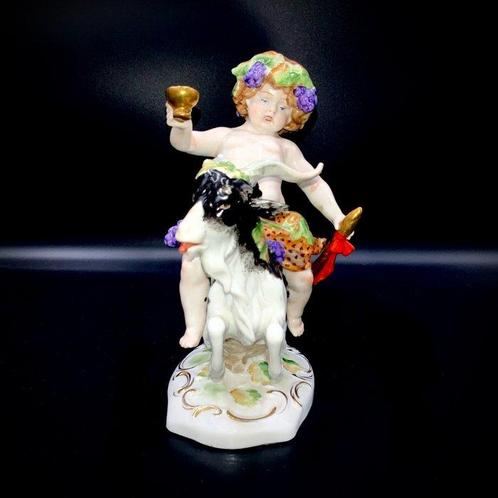 Felix Zeh - Scheibe-Alsbach, Thuringia - Bacchus on Goat -, Antiek en Kunst, Antiek | Glaswerk en Kristal