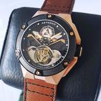 Astronic - Flying TOURBILLON - Co-axial - Gold - Power, Handtassen en Accessoires, Horloges | Heren, Nieuw