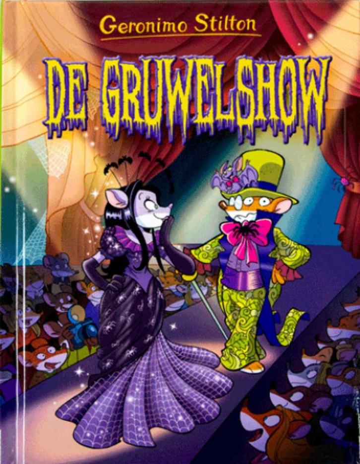 Geronimo Stilton - De Gruwelshow 9789464291162, Boeken, Overige Boeken, Zo goed als nieuw, Verzenden