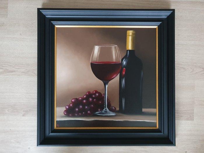 A.J. Oppedijk (XXI) - Wine O clock, Antiek en Kunst, Kunst | Schilderijen | Klassiek