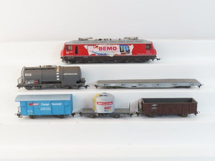 Bemo H0m - 7259 125 - Treinset (1) - Smalspoor goederentrein, Hobby en Vrije tijd, Modeltreinen | H0