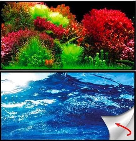Osaka achterwandposter Ocean/Ruby  zelfklevend (Accessoires), Dieren en Toebehoren, Vissen | Aquaria en Toebehoren, Nieuw, Verzenden