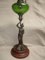 Olielamp - Zinklegering, Antiek en Kunst