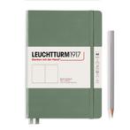 Leuchtturm1917 A5 Medium Notitieboek blanco Olive op Overig, Nieuw, Verzenden
