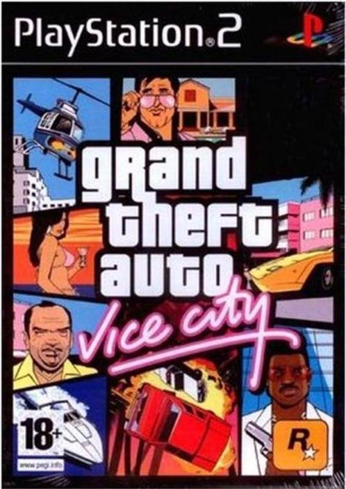 Grand Theft Auto Vice City (PS2 Games) (Playstation 2), Games en Spelcomputers, Games | Sony PlayStation 2, Zo goed als nieuw